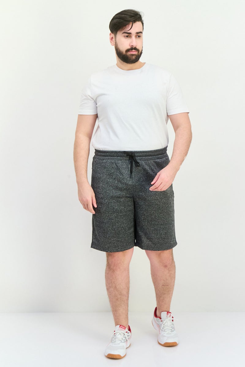 90 Degree By Reflex شورتات رياضية للرجال مع حبل سحب، خارجي، رمادي غامق - Image 4